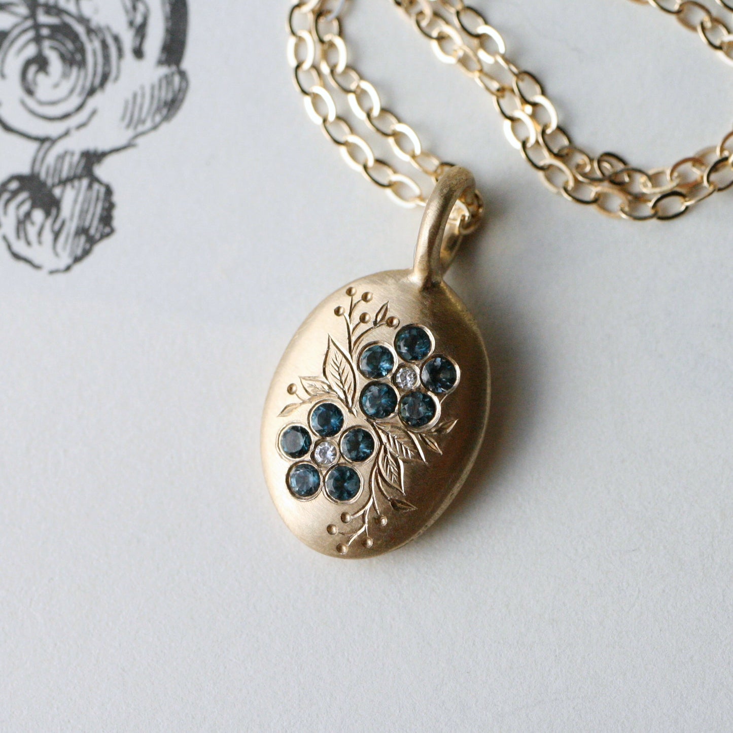 Forget-me-not Pendant