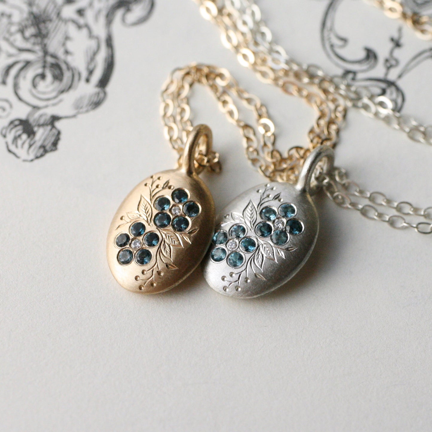 Forget-me-not Pendant