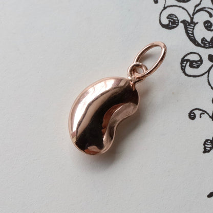 14k Rose Gold Baby Bean READY TO SHIP