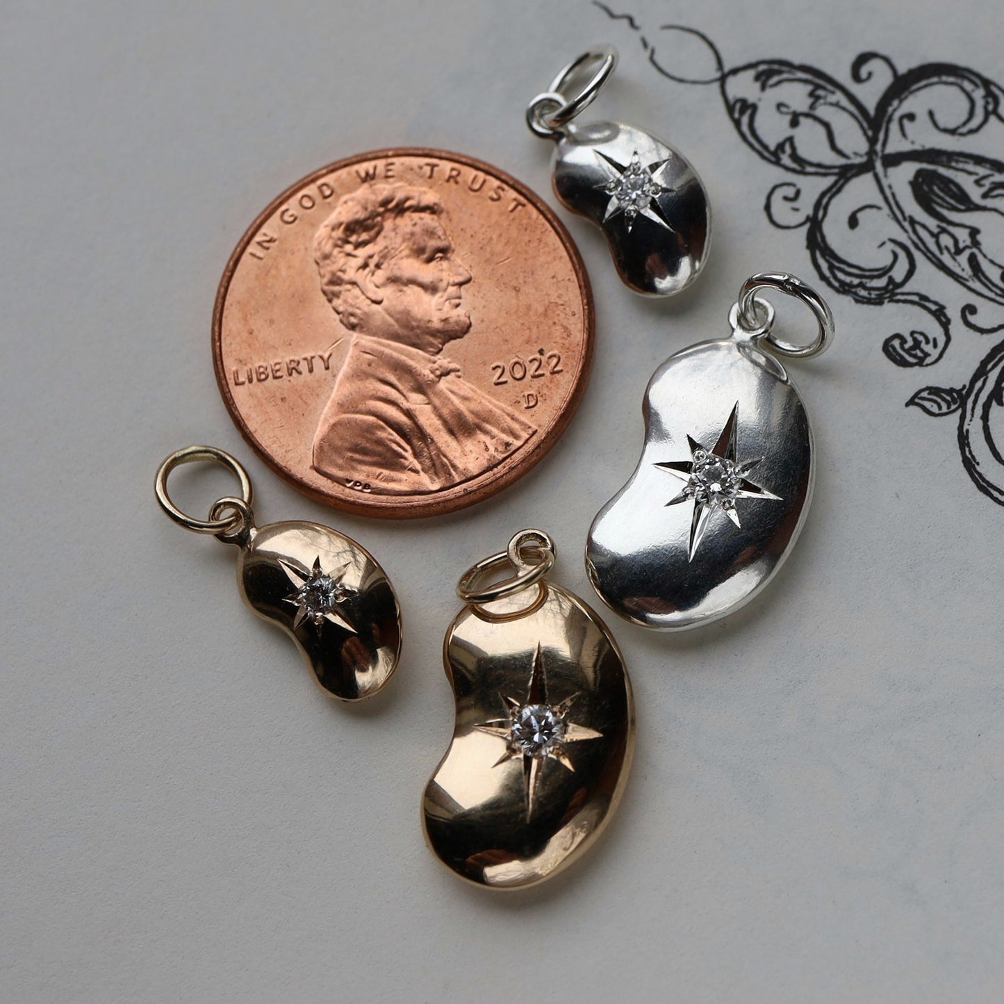 Sparkle Bean Pendant