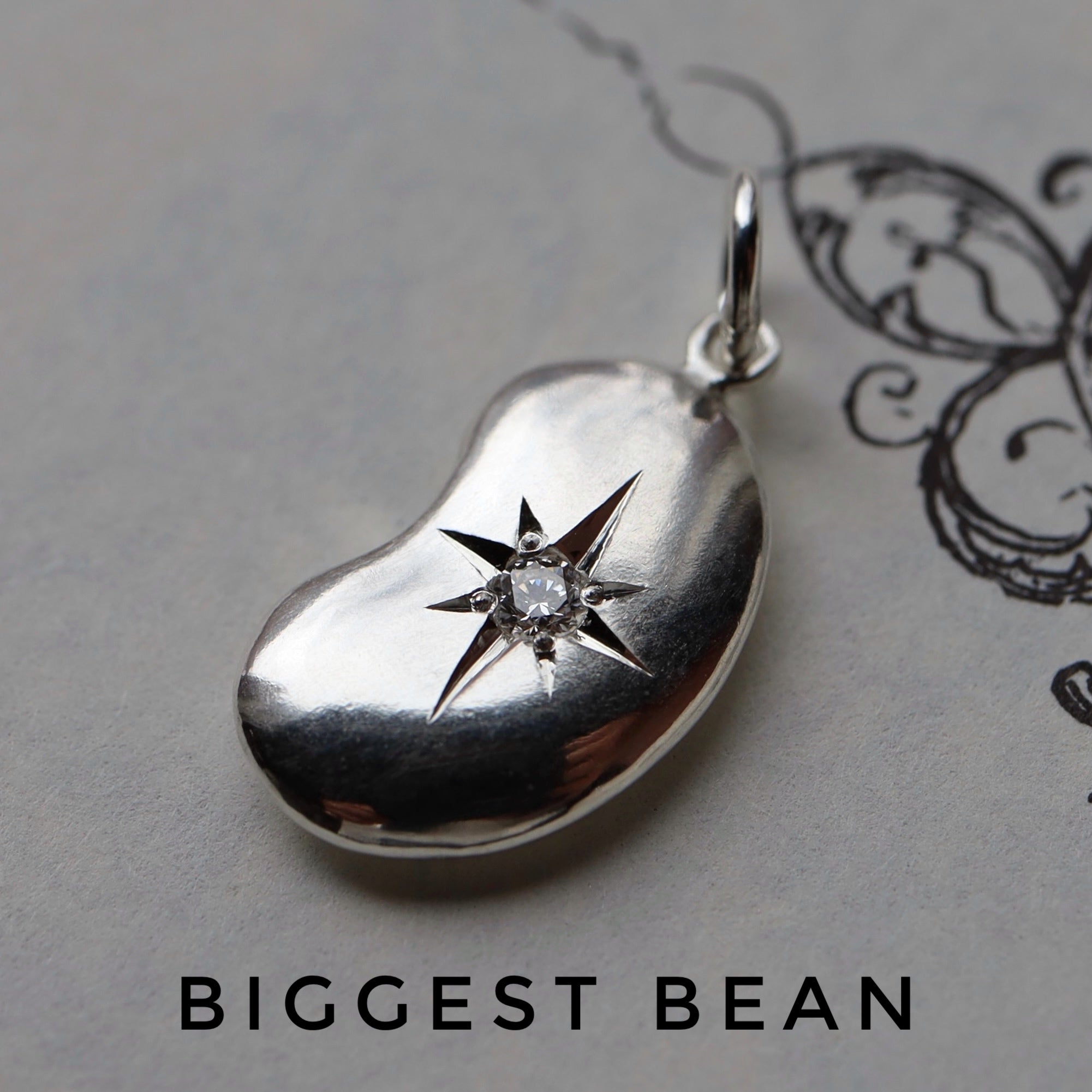 Sparkle Bean Pendant – Blue Blue Driver