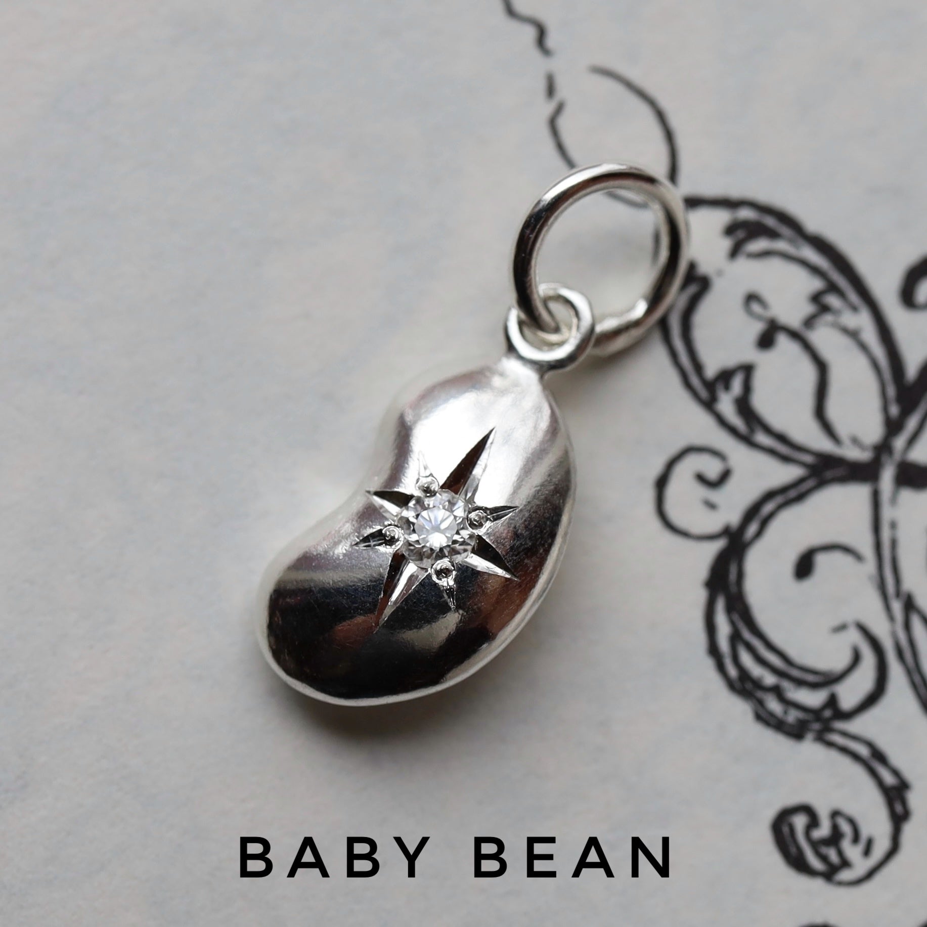 Sparkle Bean Pendant – Blue Blue Driver