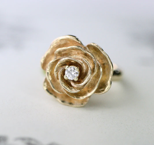 Beloved Rose Diamond Ring