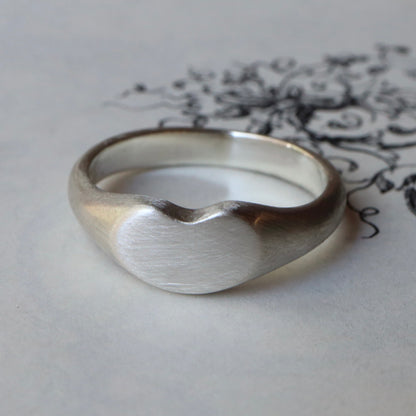 Small Lucky Bean Signet Ring