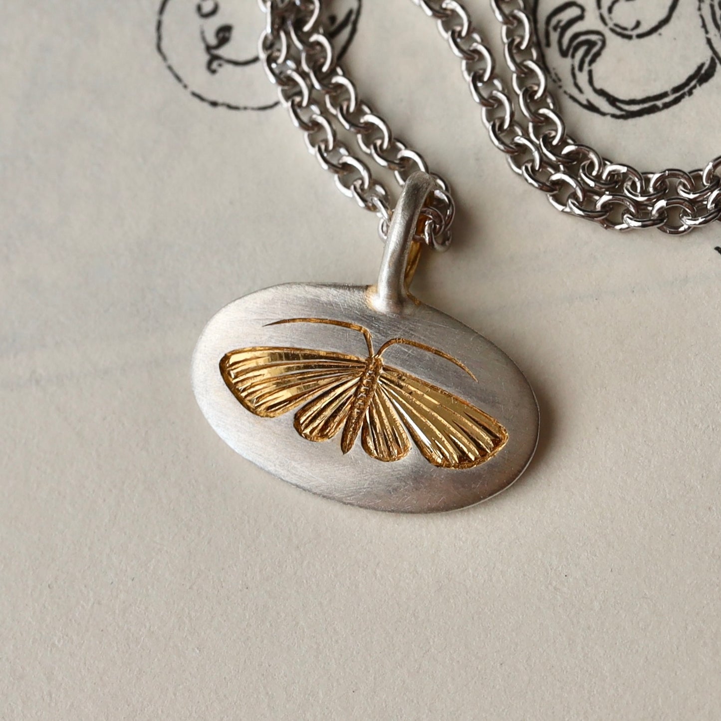 House Moth Pendant