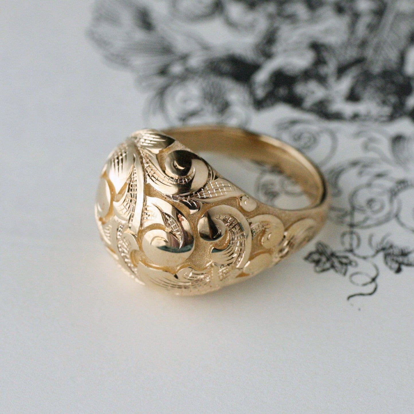 Acanthus Bombé Ring