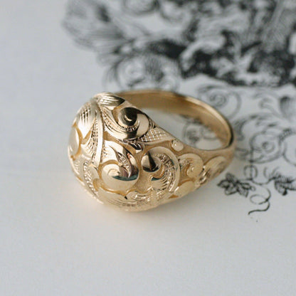 Acanthus Bombé Ring