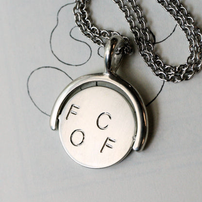 "F*** off" Spinner Pendant