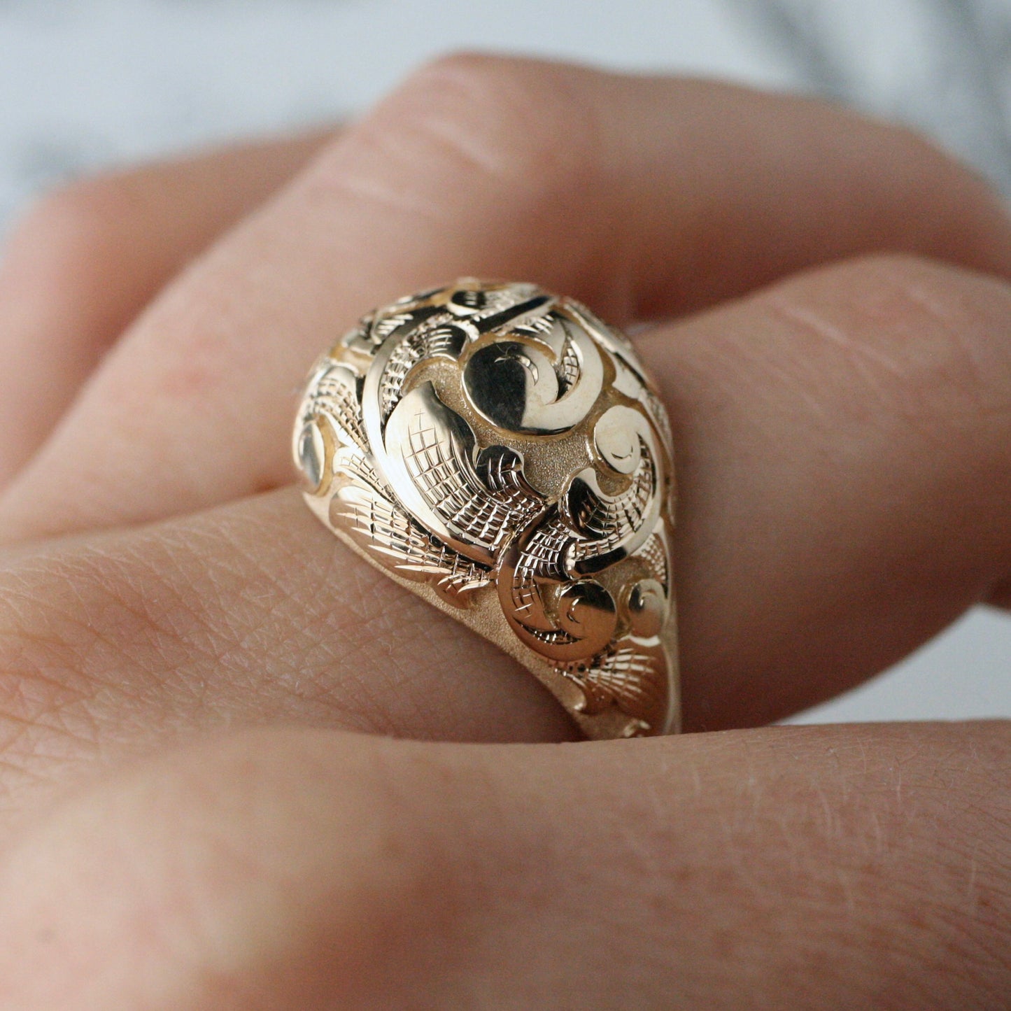 Acanthus Bombé Ring