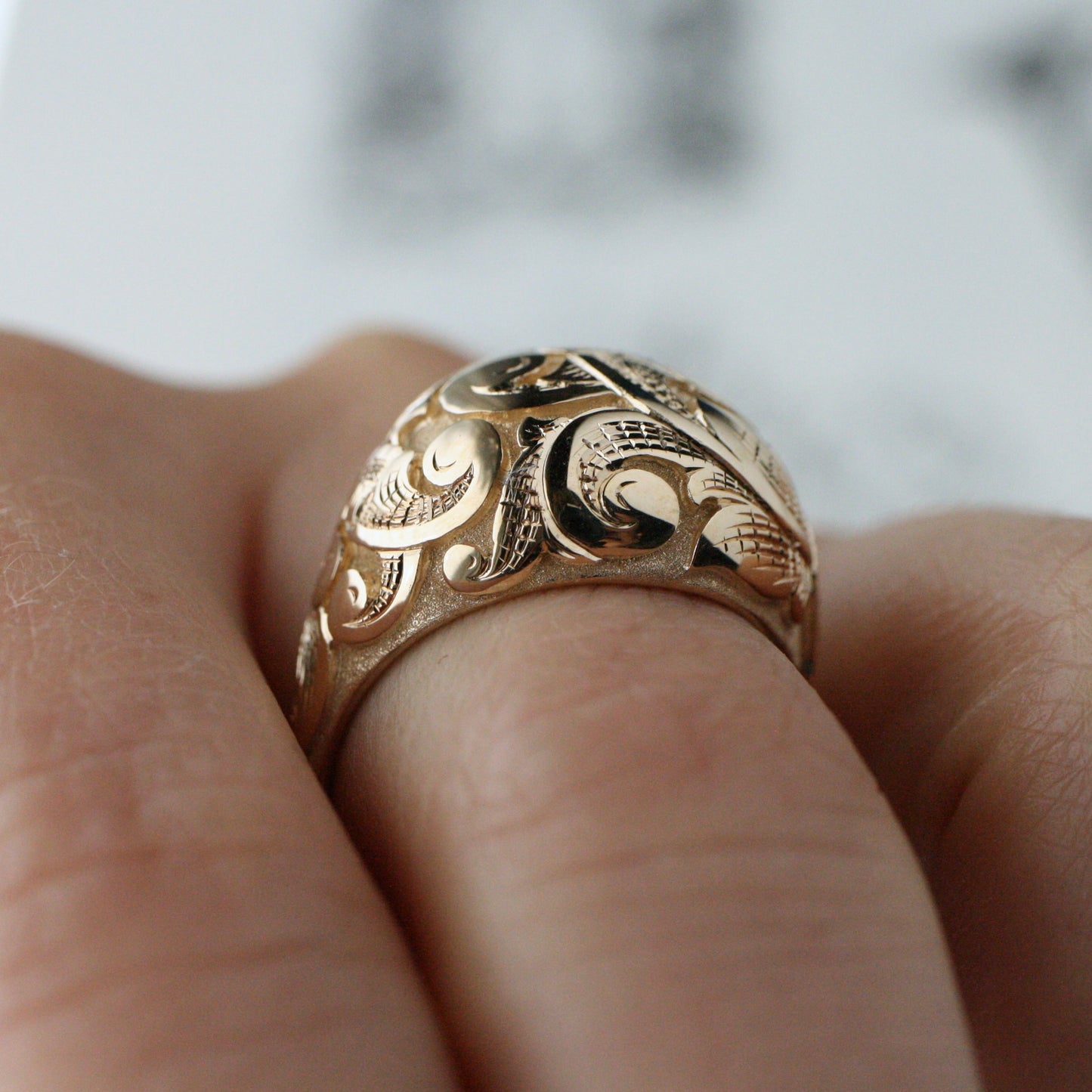 Acanthus Bombé Ring