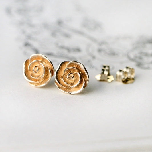 Tiny Rose Studs