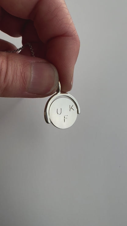 "F*** off" Spinner Pendant