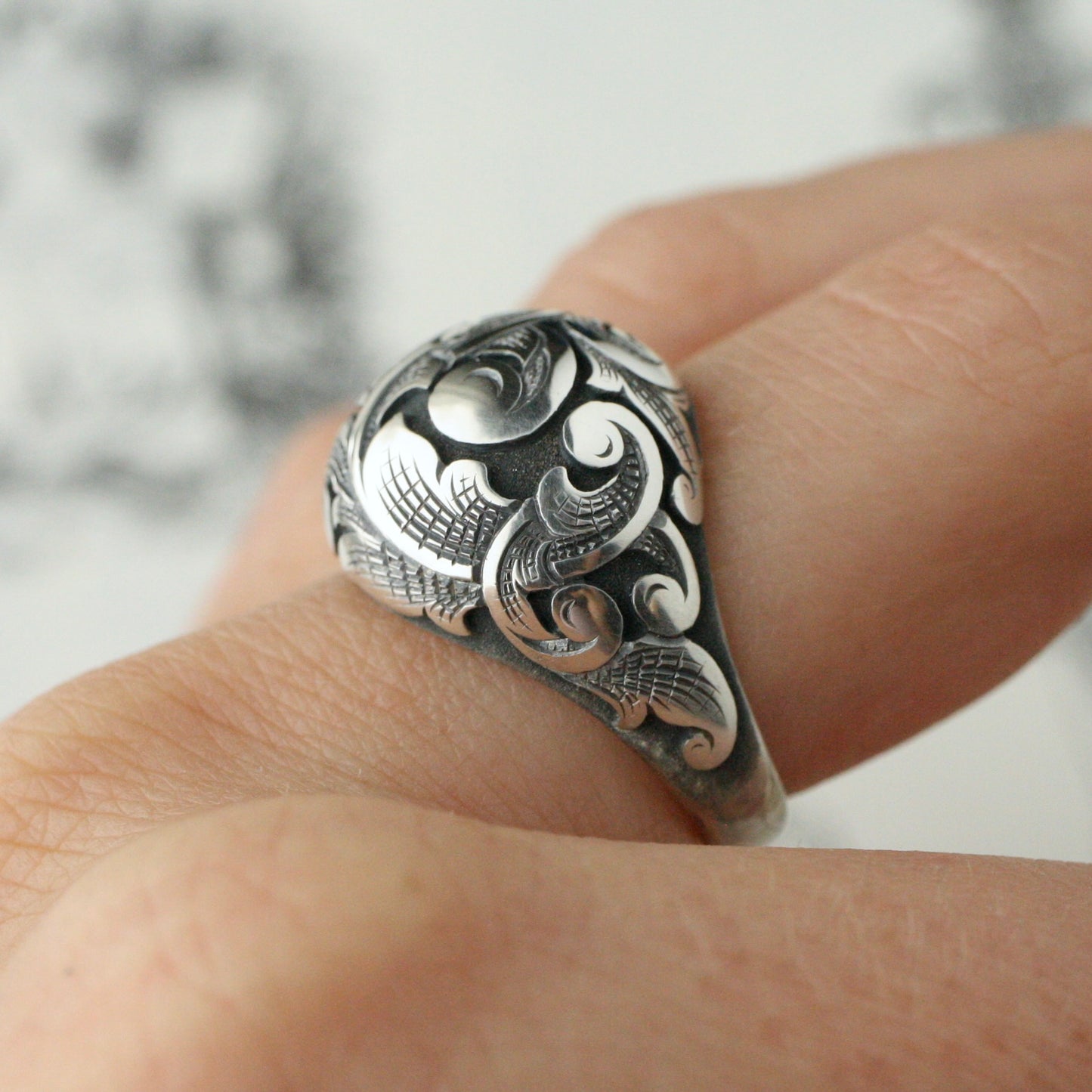 Acanthus Bombé Ring